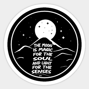 The moon Sticker